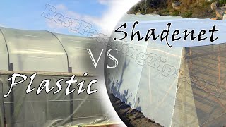 Plastic greenhouse VS Shade net or shade cloth greenhouse Which one is the best [upl. by Thalia405]