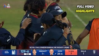 RCB W vs MI W Highlights  WPL 2024 Eliminator  Mumbai Indians vs RCB Womens Full Highlights [upl. by Eselahc380]