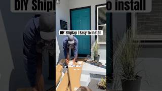 DIY Shiplap installation [upl. by Shiller]