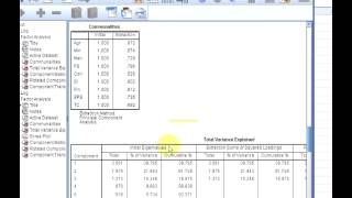 SPSS PCA Part 3 Scree Plot [upl. by Eidnahs388]