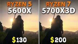 Ryzen 5 5600X vs Ryzen 7 5700X3D  Test in 9 Games [upl. by Rafaela]