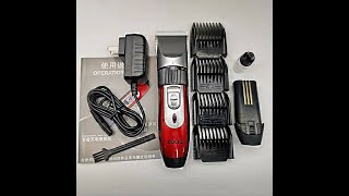 Zolis Exclusive Professional Electric Hair Clipper and Beard Trimmer Double Battery Z301 [upl. by Vance]