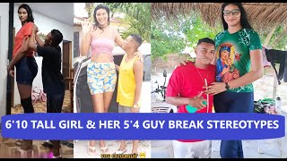 610quot Tall Girl amp Her 54quot Husband Break Stereotypes [upl. by Sholley312]