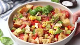 Panzanella Salad Recipe [upl. by Gaylene]