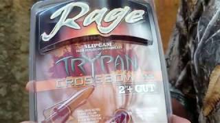 Rage Trypan Crossbow Broadheads [upl. by Nabatse]