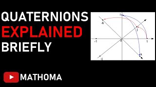 Quaternions EXPLAINED Briefly [upl. by Lecirg]