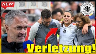 Christian Wück gibt bekannt Lena Oberdorf wird wegen schwerer Verletzung vom DFB ausgeschlossen [upl. by Salkin446]