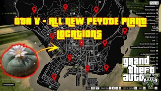 GTA V  All New Peyote Plant Locations in Story mode XBOX PC PS4 PS5 [upl. by Corwin]