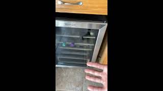 Installation of Wine cooler Refrigerator [upl. by Iv]