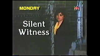 1985 NBC Silent Witness promo [upl. by Trik]