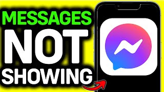 UPDATED 2024 How To Fix Facebook Messenger Not Showing Messages [upl. by Halli]