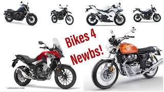 Top 10 Beginner Motorcycles for all Riders [upl. by Ailerua867]