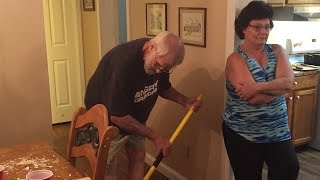 ANGRY GRANDPAS NEW GIRLFRIEND PRANK BACKFIRE [upl. by Sonnnie]