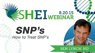 How to Treat SNPs Webinar by Dr Ben Lynch [upl. by Eanad403]