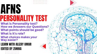 AFNS Personality Test 2024AFNS Personality Test AFNS Initial Test Preparation 2024 afns [upl. by Adnohral168]