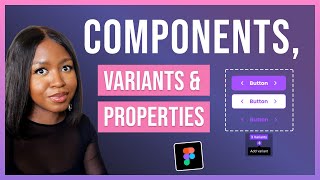 Figma Components Variants amp Properties for beginners 2024 [upl. by Estella84]