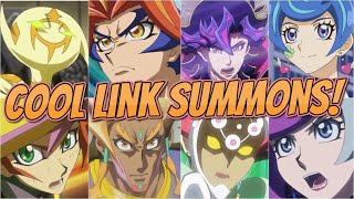 25 AWESOME LINK SUMMONS YGO Anime [upl. by Anihc]