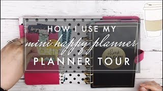 Mini Happy Planner Walk Through amp Set Up  How I use my Mini Happy Planner [upl. by Berni]