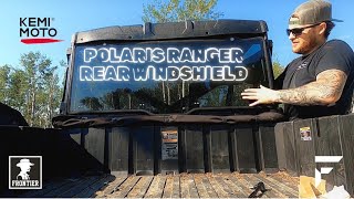 Polaris Ranger XP 1000Kemimoto Rear Windshield [upl. by Plume]