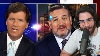 Tucker Carlson TEARING apart Ted Cruz LIVE [upl. by Saffier]