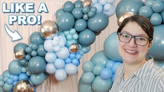 How to Make a Blue Organic Balloon Garland [upl. by Connors]