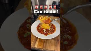 Looking for Dinner Recipes Clean out the pantry Make this quick amp easy Cantastic CanDo Chili [upl. by Roxy]