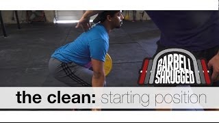 The Clean Starting Position  Technique WOD [upl. by Dorice]