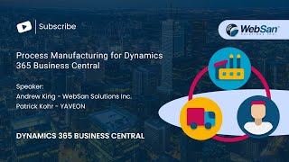 Process Manufacturing for Dynamics 365 Business Central [upl. by Aifas]