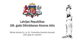 Latvijas Valsts Dibināšanas atcere  Latvian Independence Day [upl. by Ecinnahs87]