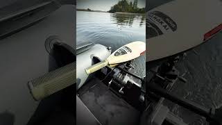 Boat steering system  wireless with autoheading feature boatfishing fishingboat autopilot [upl. by Leachim]