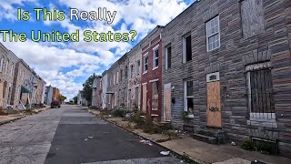 Baltimore Maryland WORST Hood Areas [upl. by Suraved]