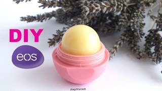 DIY EOS Homemade lip balm  Organic ingredients [upl. by Yramanna]