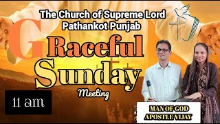 SUNDAY BLESSED MEETING II WITH II MAN OF GOD II APOSTLE VIJAY II 20 OCT 2024 [upl. by Ellard]