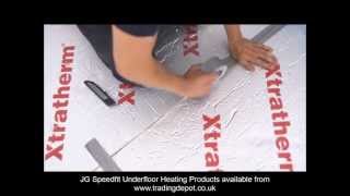 Installing The JG Speedfit Mounting Rail Underfloor Heating System [upl. by Vidal]