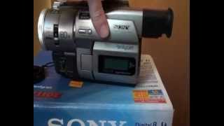 Review Sony DCRTRV110E Digital8 camcorder [upl. by Lrac746]