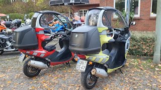 Henne und Lenne  Mit zwei BMW C1 zur Henne und Lenne [upl. by Shanie797]