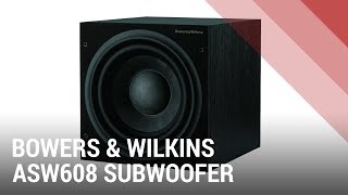 BampW ASW608 Powered Subwoofer  Quick Review India [upl. by Ennaitsirk77]