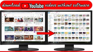 how to download youtube video directly in pc laptop pc laptop me youtube video kaise download kare [upl. by Nauqat981]