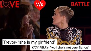 KATY PERRY LOVE With Trevor On American Idol ❤️  KatyquotWell she is not or your fiancé quotlove part 2 [upl. by Ailey453]