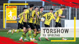 Torshow 13 Spieltag LOTTO Hessenliga 202425 [upl. by Marcille42]