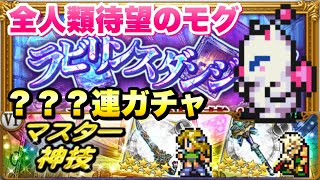 【FFRK】全人類待望のモグ狙い ？？？連ガチャ！ FF6 ラビリンスダンジョン連動装備召喚 マスター神技 セリスampストラゴス クリ神amp究極神技 モグ FFレコードキーパー [upl. by Boehike]