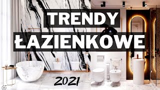 🔥TRENDY ŁAZIENKOWE 2021🔥 MODNA ŁAZIENKA JAK URZĄDZIĆ ŁAZIENKĘ ARANŻACJE ŁAZIENKI [upl. by Delmar]