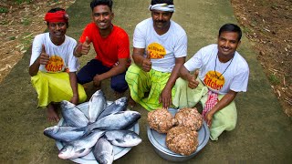 Complete Lunch with Katla fish kalia and Oll Recipe by villfood Kitchen  KATLA FISH KALIA RECIPE [upl. by Atinid727]