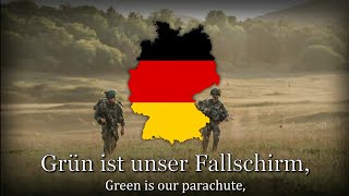 quotGrün ist unser Fallschirmquot  German Paratrooper Song [upl. by Irrek]