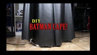 DIY Dawn of Justice Batman Cape  DOJ Batman Cosplay Part 7 [upl. by Ellennej405]