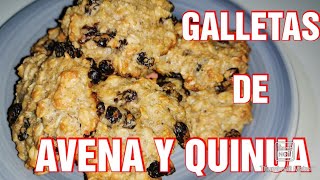 Galletas de AVENA y QUINUA  RECETA FÁCIL [upl. by Ribak]