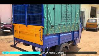 Three wheelers Appe LD angle body ￼ fabrication work🧑‍🔧🚛 [upl. by Hsiwhem]