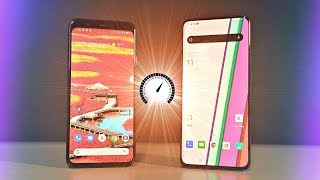 Google Pixel 4 XL vs OnePlus 7T Pro  Speed Test SURPRISE [upl. by Nanice]