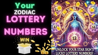 Your Zodiac Star Signs Lucky Lottery Numbers 🌟💰 [upl. by Arela849]