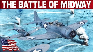 The Battle Of Midway War In The Pacific  The United States Against Japan [upl. by Alta130]